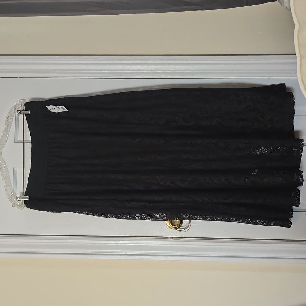 Black maxi skirt